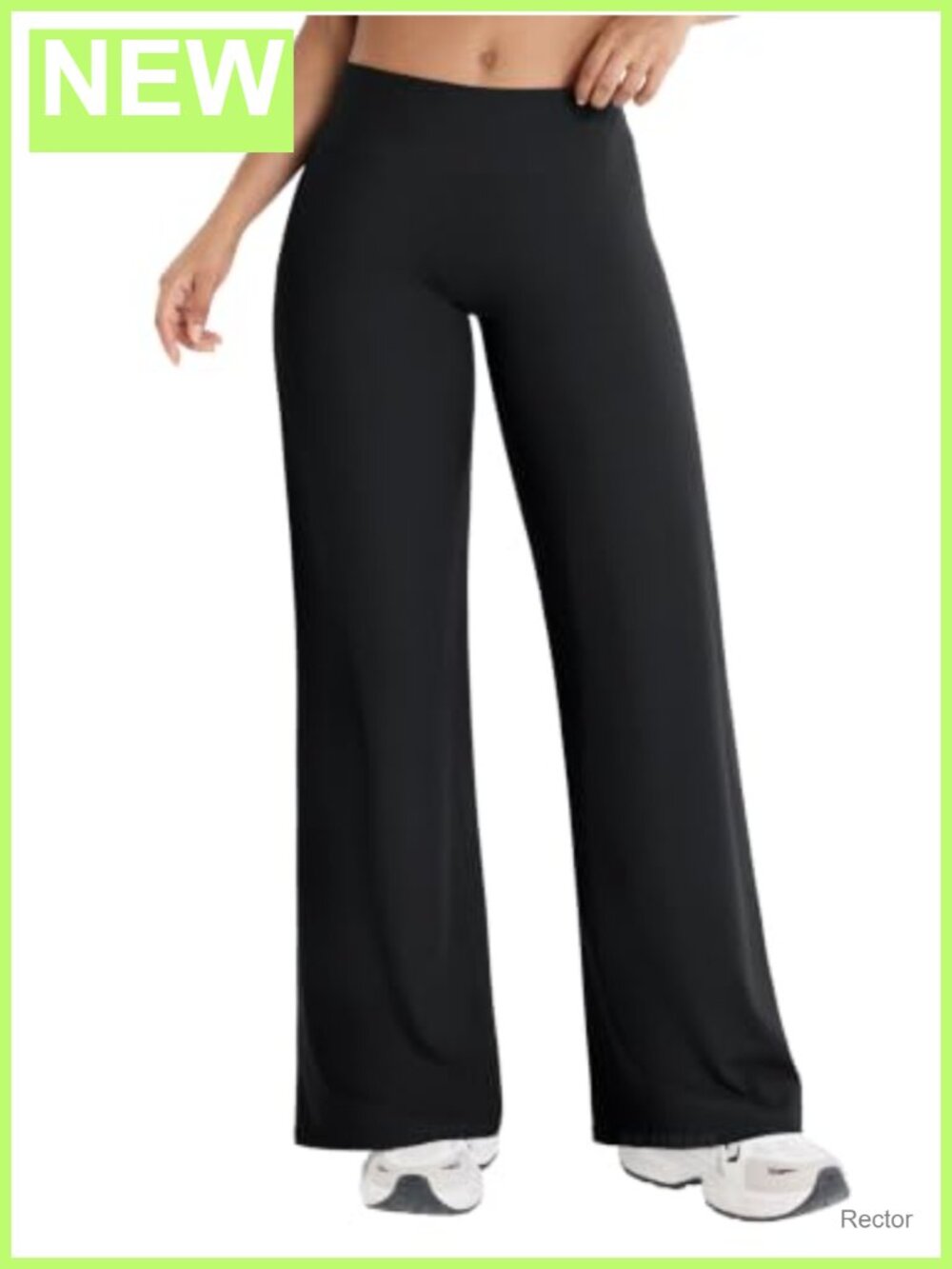 YEOREO Low Rise Straight Leg Leggings Workout Yoga Pants 31.5" Inseam